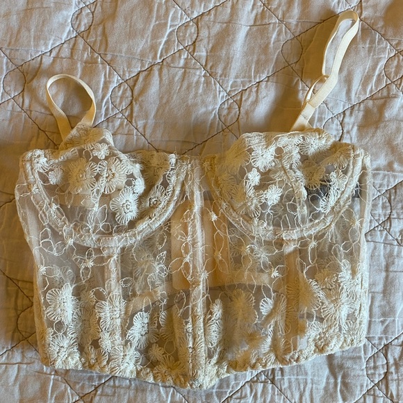 PLT Lace Floral Corset - Picture 1 of 4